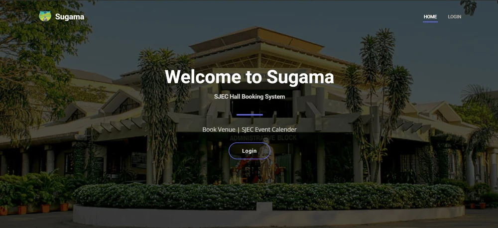 Sugama — Hall Booking System